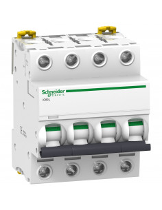Disjoncteur Acti9 iC60L 4 Pôles 400V 20A courbe K 15KA SCHNEIDER A9F95420