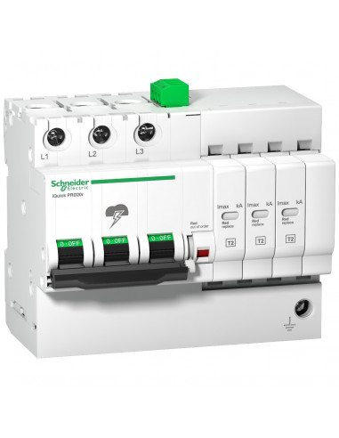 Acti9 iQuick PRD8r parafoudre 3P avec report signalisation SCHNEIDER A9L16299