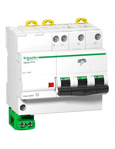 Parafoudre Acti9 iQuick PF10 3P+N 230/400V 10kA SCHNEIDER A9L16618