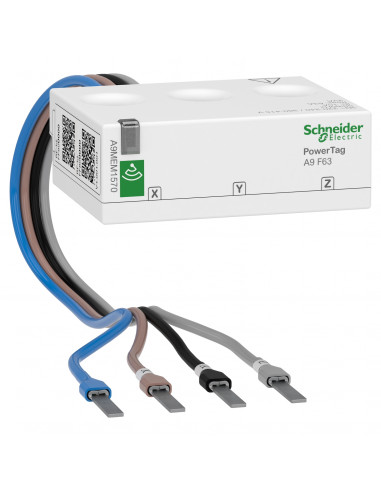 PowerTag capteur de mesure radio-fréquence Vigi DT40/iC60 3P+N 63A am/av SCHNEIDER A9MEM1570