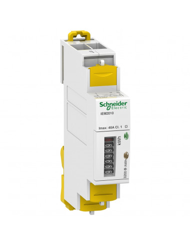 Acti9 iEM compteur d'énergie mono 40A impulsions MID SCHNEIDER A9MEM2010