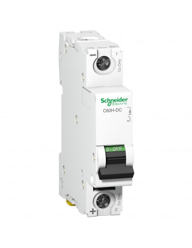 Acti9 C60H-DC disjoncteur modulaire 1P 15A C curve SCHNEIDER A9N61510