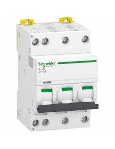 Disjoncteur modulaire Acti9 iDT40T 3P+N 16A courbe C 4500A/6kA SCHNEIDER A9P22716