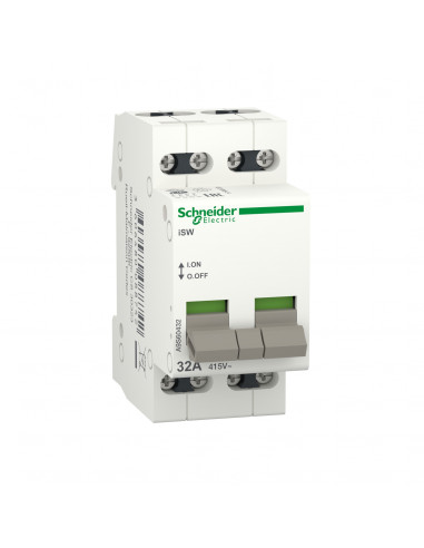 Acti9 iSW interrupteur de commande 4P 32A 415VCA SCHNEIDER A9S60432