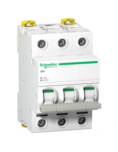 Acti9 iSW interrupteur-sectionneur 3P 40A 415VAC SCHNEIDER A9S65340