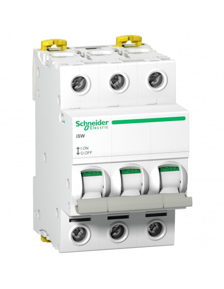 Acti9 iSW interrupteur-sectionneur 3P 40A 415VAC SCHNEIDER A9S65340