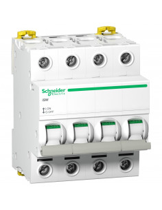 Acti9 iSW interrupteur-sectionneur 4P 125A 415VAC SCHNEIDER A9S65492