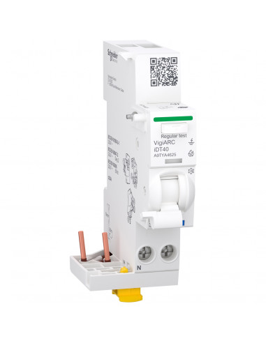 Acti9 Active iDT40 module détecteur arc différentiel 30mA ASI 1PN 25A SCHNEIDER A9TYA4625