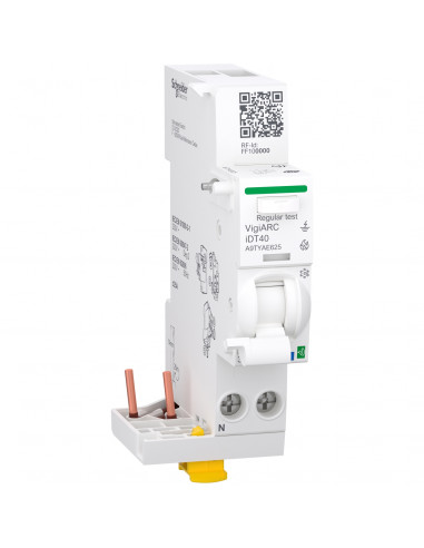 Acti9 Active iDT40 module détecteur arc différentiel 30mA ASI connecté 1PN 25A SCHNEIDER A9TYAE625