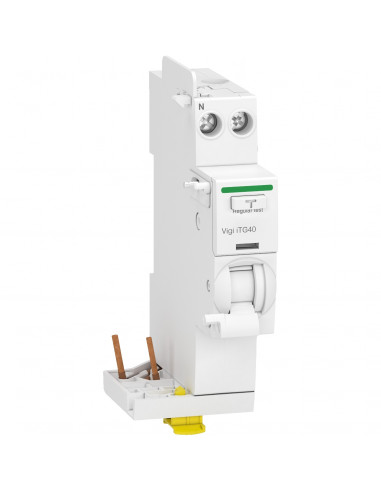 Acti9 iTG40 module différentiel Vigi tête de groupe 1P+N 40A 30mA type A SI SCHNEIDER A9Y14640