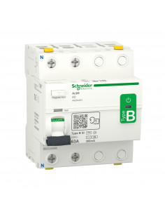 Interrupteur différentiel Acti9 iID 2 Pôles 63A 300mA type B SI 400V SCHNEIDER A9Z64263 2