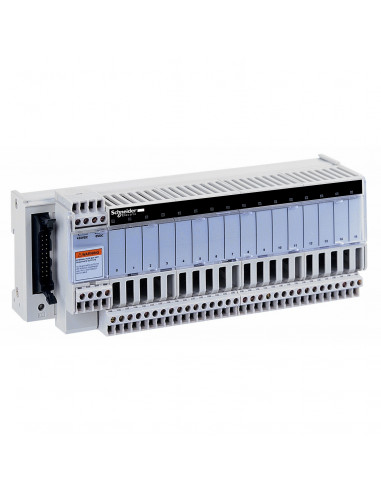 Telefast ABE7 embase relais de sortie statique soudé 16 entrées 24Vcc SCHNEIDER ABE7S16E2B1