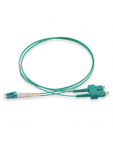Actassi FL-C jarretière OM3 50/125µm conn. SCd-LCd sans halogène 1m SCHNEIDER ACTFP2CL1M35M10