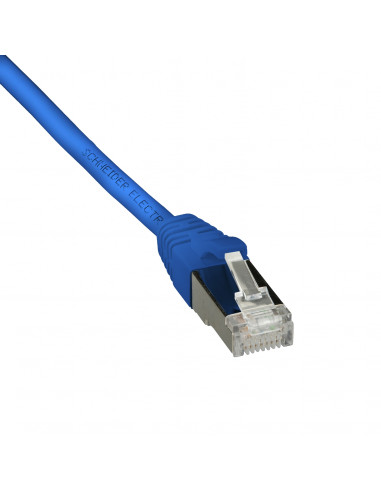 Actassi cordon CL-MNC F/UTP 4 paires cat. 6 LSZH 3 mètres bleu SCHNEIDER ACTPC6FULS30BU