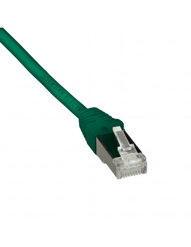 Actassi cordon CL-MNC F/UTP 4 paires cat. 6 LSZH 5 mètres vert SCHNEIDER ACTPC6FULS50GR
