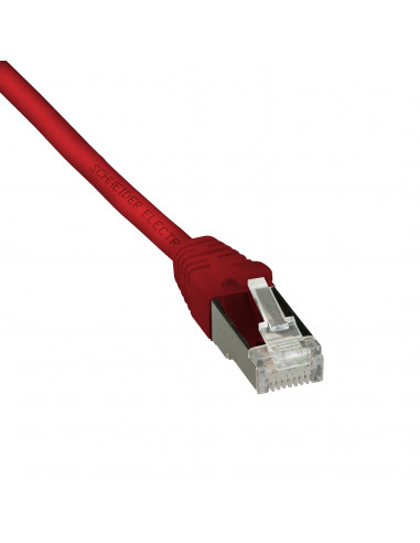 Actassi cordon CL-MNC F/UTP 4 paires cat. 6 LSZH 5 mètres rouge SCHNEIDER ACTPC6FULS50RD