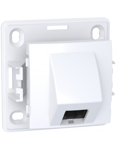 Alréa prise RJ45 simple cat.5 UTP non blindée mécanisme blanc polaire SCHNEIDER ALB61343P