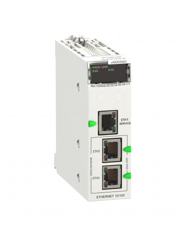 Modicon M580 module réseau EtherNet/IP et Modbus/TCP 10/100Mbit/s SCHNEIDER BMENOC0301