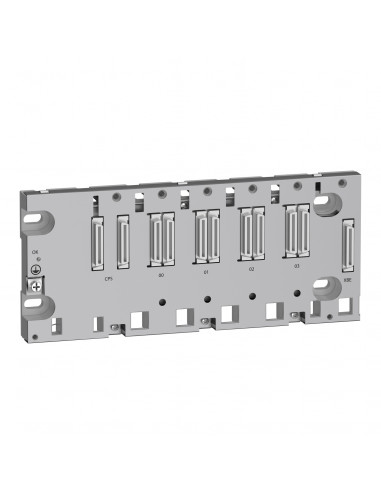 Modicon X80 rack 4 positions Ethernet+bus X pour M580 durci SCHNEIDER BMEXBP0400H