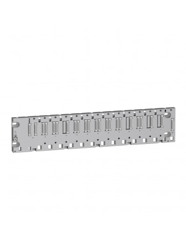 Modicon X80 rack 12 positions Ethernet+bus X pour M580 durci SCHNEIDER BMEXBP1200H