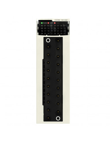 Modicon X80 module 8 entrées / 8 sorties TOR 24Vcc statique SCHNEIDER BMXDDM16022