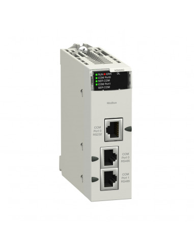 Modicon X80 module interface bus série RS485/RS232 Modbus ASCII 2 voies SCHNEIDER BMXNOM0200
