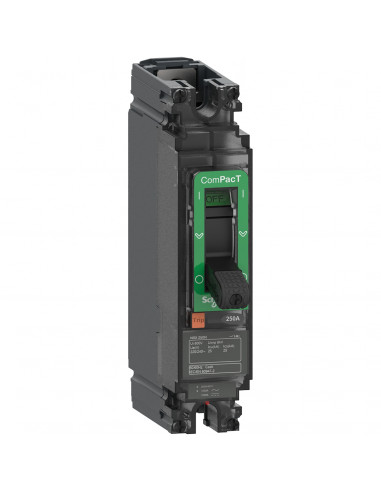 ComPacT NSX100M disjoncteur TM-D 20A 1P1D 85kA montage fixe SCHNEIDER C10M1TM020