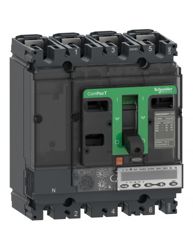 ComPacT NSX100HB1 disjoncteur MicroLogic 6.2M 25A 3P3D 75kA fixe SCHNEIDER C10V36M025