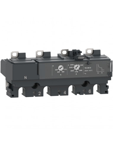 ComPacT NSX déclencheur thermique-magnétique TM-D 160A 4P3D pour NSX250 SCHNEIDER C256TM160