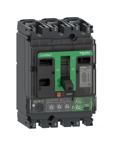 ComPacT NSX250F disj. Vigi MicroLogic 4.2 100A -3P3D 36kA montage fixe SCHNEIDER C25F34V100