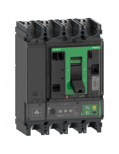 ComPacT NSX400F disjoncteur Vigi MicroLogic 4.3 400A 4P4D 36kA fixe SCHNEIDER C40F44V400