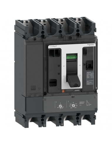 ComPacT NSX400F DC disjoncteur CC TM-DC 400A 4P4D 36kA montage fixe SCHNEIDER C40F4TM400D