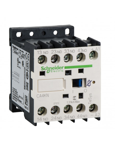 TeSys CA4K contacteur 4F+0O instantané 10A 110Vcc SCHNEIDER CA4KN40FW3