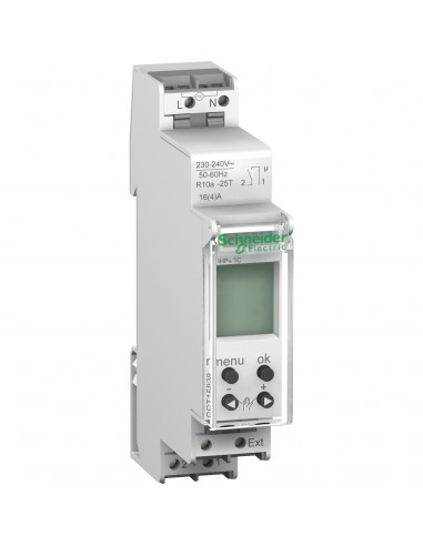 Acti9 IHP+ Inter horaire compact 1 canal 24h/7j réserve marche 84 commutat SCHNEIDER CCT15838