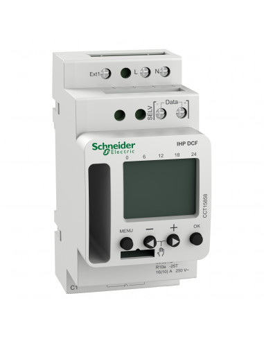 Acti9 IHP interrupteur horaire programmable DCF smart SCHNEIDER CCT15858