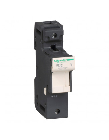 TeSys porte-fusible 1P 50A pour fusible 14x51mm SCHNEIDER DF141
