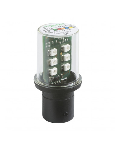 Harmony lampe de signalisation LED vert BA 15d 230V SCHNEIDER DL1BDM3