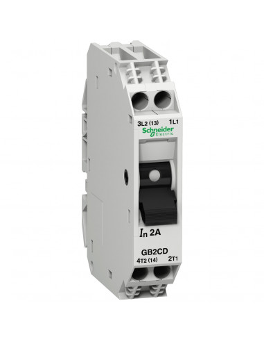 TeSys GB2-CD disjoncteur pour circuit de contrôle 2A 1P+N 1d SCHNEIDER GB2CD07