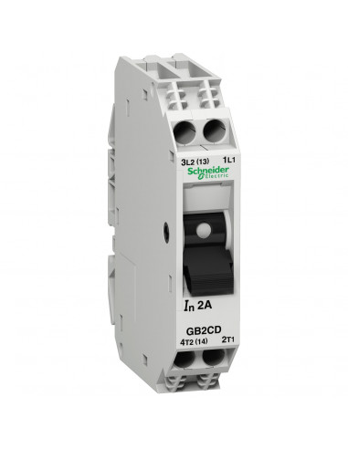 TeSys GB2-CD disjoncteur pour circuit de contrôle 4A 1P+N 1d SCHNEIDER GB2CD09