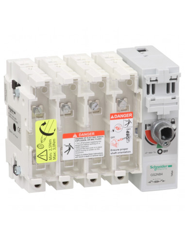 TeSys GS Interrupteur sect fusible 4x 250a b1..b3 SCHNEIDER GS2NB4