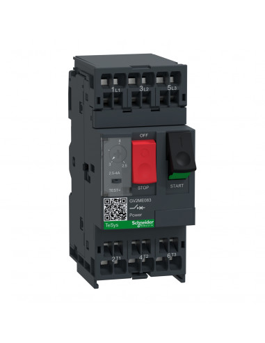 TeSys GV2ME disj. moteur 2,5..4A 3P 3d déclencheur magnéto-thermique SCHNEIDER GV2ME083