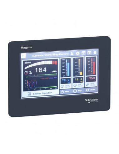 Harmony HMISTO7 terminal tactile basic 4,3p W couleur RS232C/RS485 SCHNEIDER HMISTO715
