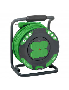 Thorsman Enrouleur chantier 25m HO7RNF 3G 2,5mm² IP44 SCHNEIDER IMT33150