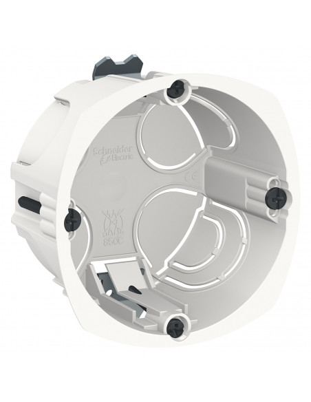 Multifix lot de 300 boîtes d'encastrement + scie clo 1poste diam. 67mm P40mm SCHNEIDER IMT35914P