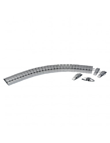 Unica System+ Passe-câbles au sol flexible et extensible Gris SCHNEIDER INS61201