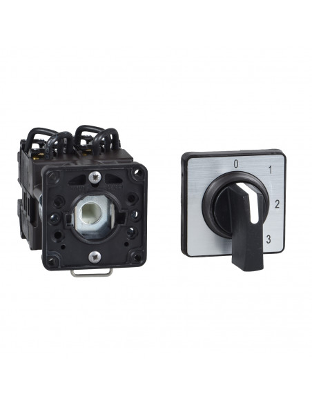 Harmony inverseur à came 2 pôles 90° 20A fixation diam. 22mm SCHNEIDER K2D012UCH