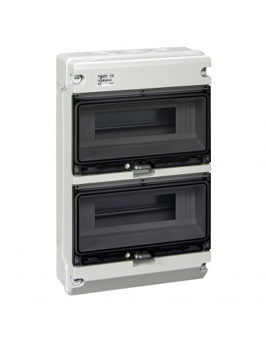 Kaedra XT coffret étanche pour appareillage modulaire 2rangées de 12modules IP65 SCHNEIDER KDR35141