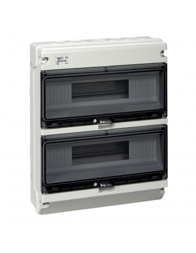 Kaedra XT coffret étanche pour appareillage modulaire 2rangées de 16modules IP65 SCHNEIDER KDR35160