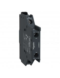 TeSys D bloc contacts auxiliaires latéraux 1F+1O bornes vis-étriers SCHNEIDER LAD8N11