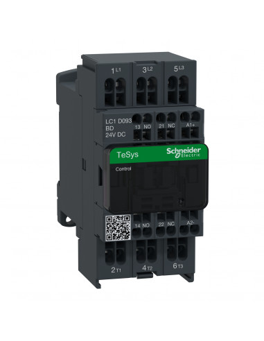 TeSys LC1D contacteur 3P AC-3 440V 9A bobine 24Vcc SCHNEIDER LC1D093BD